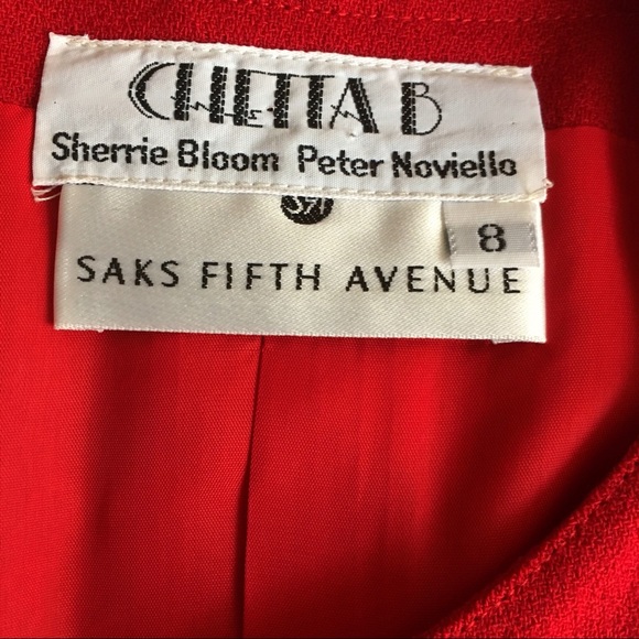 Women’s Red Dress, Buttons down front, Size 8 - Picture 5 of 5